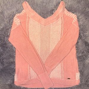 Off the shoulder sweater from Hollister.